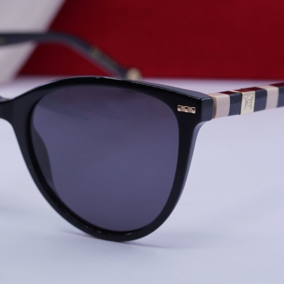 Carolina Herrera HER 0107/S 0KDX IR Cat Eye Sunglasses - Black/Nude/Grey main image 11